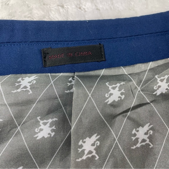 Stacy Adams Navy Blue Men’s Coat Blazer Suit Size 62L - Picture 11 of 14